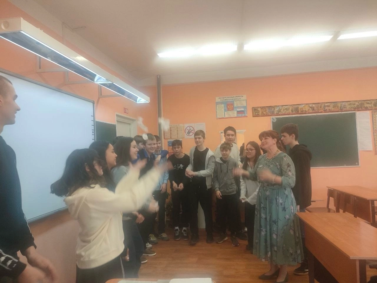 Первая встреча ученического самоуправления.