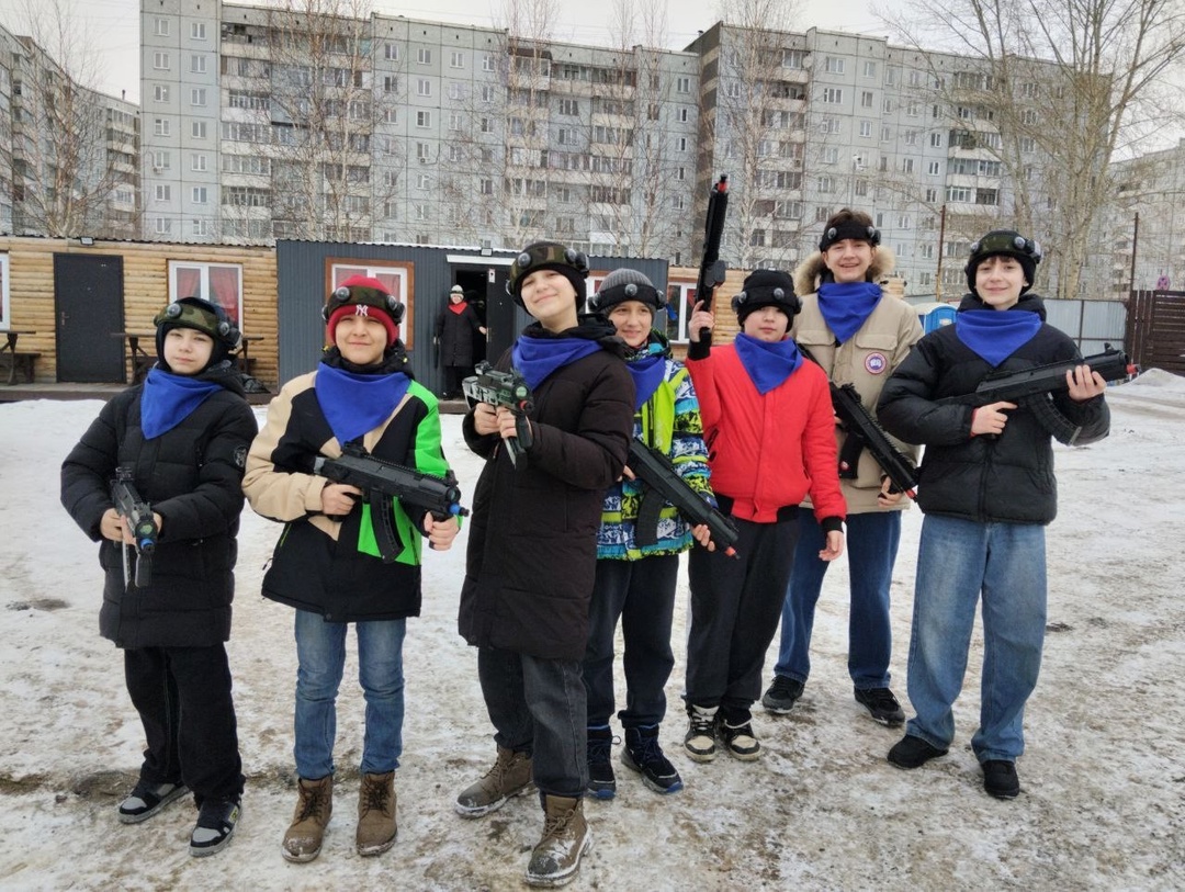 Ребята 6 &amp;quot;В&amp;quot; класса побывали в военно - спортивном тактическом клубе &amp;quot;Полигон&amp;quot;..